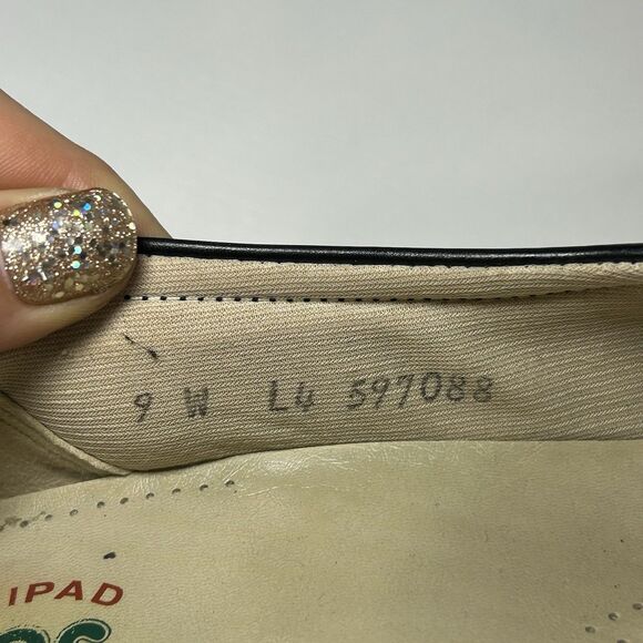 SAS Black Women's Shoes Easier Leather Loafer Wedge Slip-On 9 W Comfort USA - Picture 6 of 7